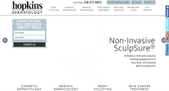 Desktop Screenshot of hopkinsdermatology.com